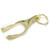 Wishbone small WIsh Bone 9ct gold charm .375 Lucky charms