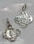 Miraculous Medal small sterling silver charm pendant .925 x 1 holy charms