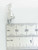 Wedding Bell in a Lucky Horseshoe sterling silver charm .925 Marriage side view