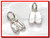 Ballet Shoes TINY sterling silver charm .925 Ballerina charms additional view