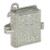 Bible opening sterling silver charm .925 Bibles and holy books charms
