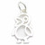 Chicken Chick Sterling Silver Charm Bird .925 x 1 chickens chicks charms