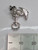 Baby set sterling silver charm Rattle Dummy Bottle .925 babies charms detail