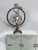 Dolphin in hoop ring moving sterling silver charm .925 x1 dolphins charms side view