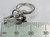 Dolphin in hoop ring moving sterling silver charm .925 dolphins charms size example