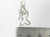 Fish sterling silver charm .925 x 1 Fishes charms detail