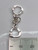 Handcuffs sterlng silver charm .925 pair police law enforcement charms size example