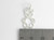 Teddy Bear sterling silver charm .925 Teddys Teddies Bears charms. detail