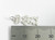 Rabbit sterling silver charm .925 rabbits bunnies charms detail
