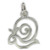 Snail sterling silver charm .925 x 1 snails charms