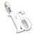 16th birthday sterling silver small pendant .925 Birthdays pendants
