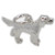 Retriever dog sterling silver charm .925 dogs charms