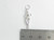 Ballerina sterling silver charm .925 Ballet Ballerinas charms detail