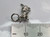 Dog with moving Bone in mouth sterling silver charm .925 dogs charms size example