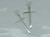 Cross plain sterling silver pendant .925 x 1 Holy Crosses image 6