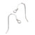 5 pairs Earring Wires Sterling Silver Fish Hook Findings fittings