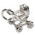 Baby Pram Buggy Pushchair sterling silver charm .925 x 1 babies charms