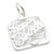 Happy Birthday sterling silver charm .925 x 1 Birthdays charms