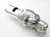 Dog whistle sterling silver pendant - key fob .925 Dogs Whistles extra view