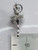 Ballerina with moving tutu sterling silver charm .925 dance charms A1 side view