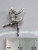 Ballerina with moving tutu sterling silver charm .925 dance charms A1 detail
