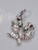 Thistle flower sterling silver charm .925 Scottish thistles charms alternate view