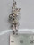 Man With Bagpipes sterling silver charm .925 Scottish Scotland charms size example