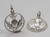 Thistle sterling silver charm .925 Scottish Scotland flower charms additional view
