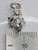 Bear with Mortarboard and diploma sterling silver charm .925 x 1 charms detail