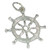 Ships Wheel sterling silver charm .925 Boating Boats charms