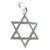 Star Of David Small Sterling Silver Charm .925 x 1 Jewish faith charms