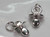 Baby Dummy sterling silver charm .925 babies charms size example