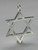 Star Of David Small Sterling Silver Charm .925 Jewish faith charms C2 additional view