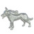 Alsatian sterling silver charm .925 Alsatians Dogs Charms