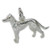 Greyhound sterling silver charm .925 x 1 Greyhounds Dog Dogs charms