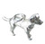 Labrador dog sterling silver charm .925 x 1 Labradors Dogs solid charms image 6