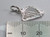 Harp sterling silver charm .925 x 1 music charms size example