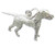 Pointer dog sterling silver charm .925 Pointers Dogs charms C1