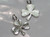 Shamrock - Clover Leaf sterling silver charm .925 x 1 Lucky charms additional view