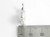 Poodle dog sterling silver charm .925 Poodles dogs charms E1 size example