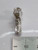 Old Woman Who Lived in a Shoe opening strlng silver charm .925 charms side view