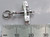 Biplane Bi plane aircraft sterling silver charm .925 x1 aeroplane charms size example