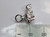 Elephant and calf baby sterling silver charm .925 elephants charms detail