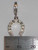 Good Luck Horse Shoe sterling silver charm .925 x 1 lucky charms detail