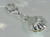 Oyster Shell Opening stlng silver charm with pearl .925 x1 Shells charms