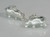 Hippopotamus sterling silver charm .925 Hippo charms alternate view