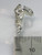 Horse with lobster clip sterling silver charm .925 Horses charms side view