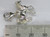 Horse with lobster clip sterling silver charm .925 Horses charms size example