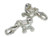 Pram sterlng silver charm with clip link .925 Prams Pushchairs charms extra view