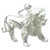 Lion sterling silver charm .925 x 1 Lions Leo Big Game Cat Cats Charms